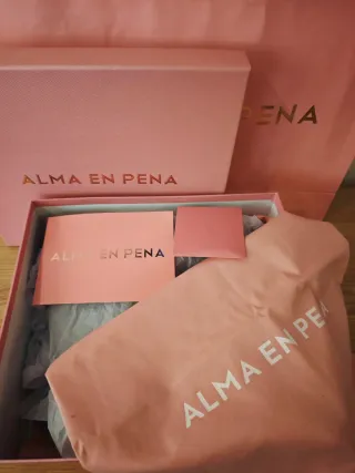 Botas Alma en Pena piel gris con abalorios T.37