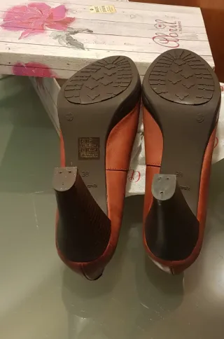 Zapatos de tacón Abril color avellana