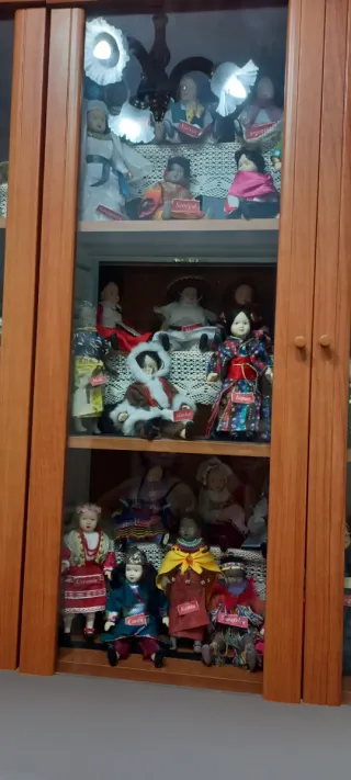 Muñecas Porcelana Trajes Típicos Mundo