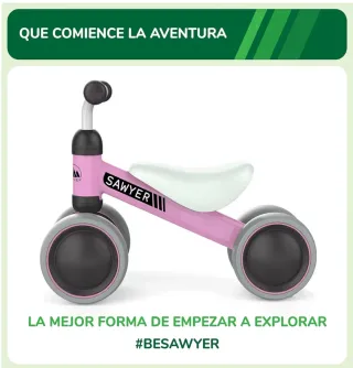 Triciclo Sawyer sin pedales - correpasillos