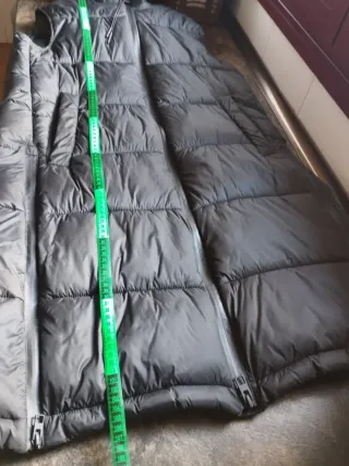 Chaleco largo acolchado Zara negro nuovo gilet