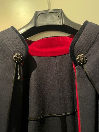 Capa Española de Paño azul marino