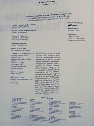 Piensa en Java y Problemas Resueltos