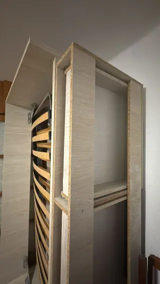 Cama nido con cama extra corrediza y cajones