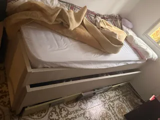 Cama nido con cama extra corrediza y cajones