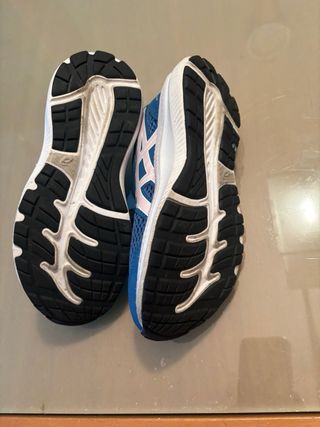 Zapatillas Asics Niños Azul y Blanco