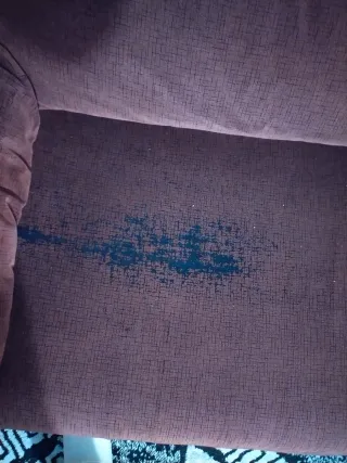 2 Sofás de tela rojos 2x0,91 1,60x0,91