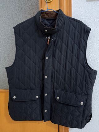Chaleco La Martina Negro Acolchado