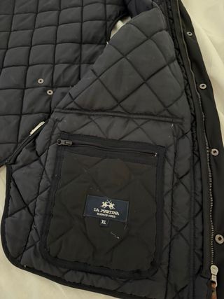 Chaleco La Martina Negro Acolchado