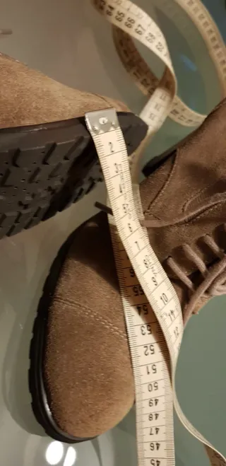 Zapatos Geox cordones ante beige