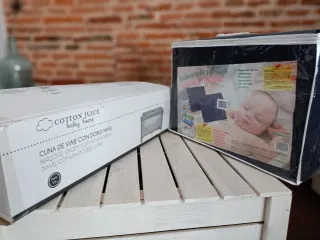 Cuna de viaje con colchón