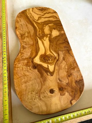 Tabla cortar madera de olivo artesanal