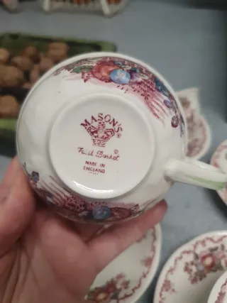 Sei Tazze da tè Mason's Fruit Basket