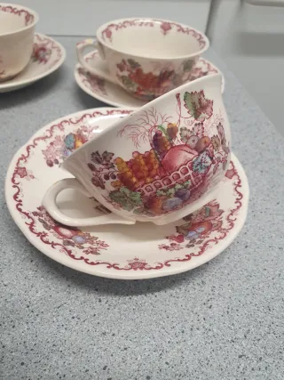 Sei Tazze da tè Mason's Fruit Basket