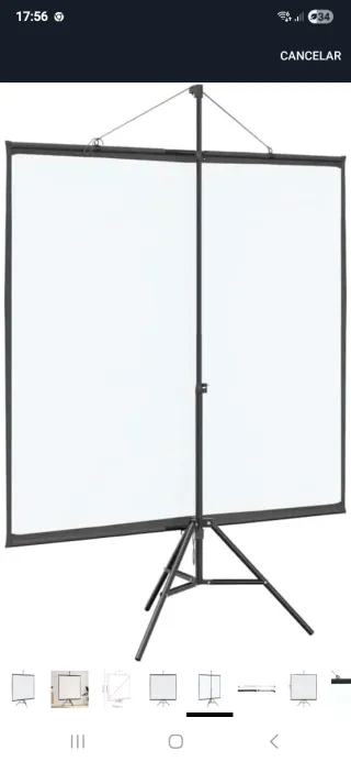 Pantalla de proyección portátil