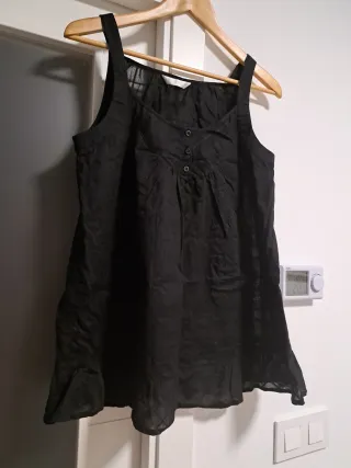 Blusa negra tirantes talla 42/44