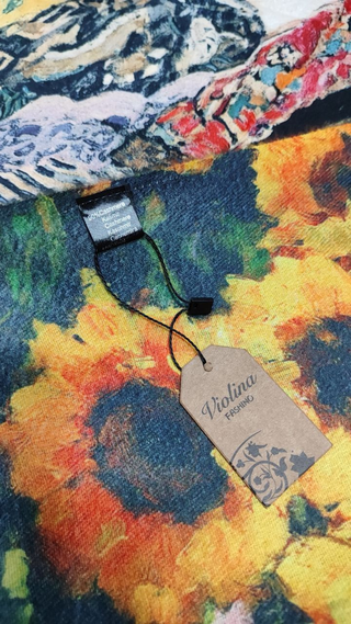 Stola Dama con ventaglio di Gustav Klimt nuova