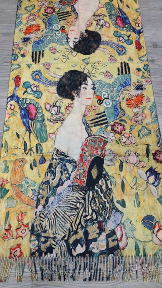 Stola Dama con ventaglio di Gustav Klimt nuova