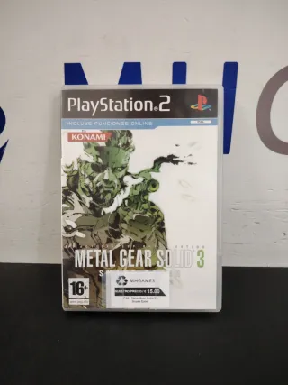 PS2 Metal Gear Solid 3 Snake Eater