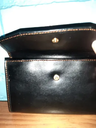 Monedero mujer negro y multicolor