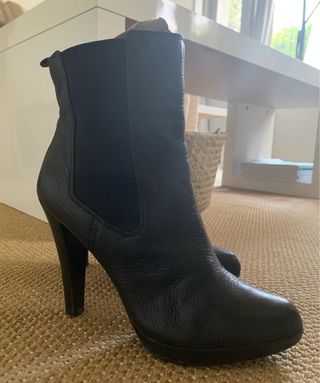 Botines Michael Kors Tacón Negro