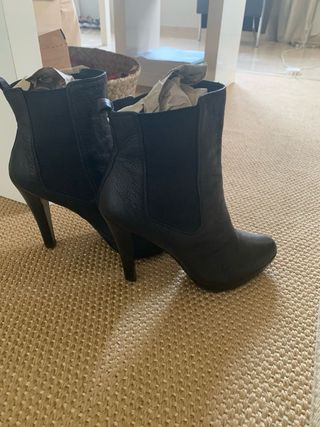 Botines Michael Kors Tacón Negro