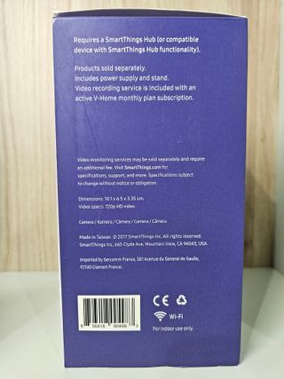 2 Cámaras Samsung SmartThings F-CAM-VF-1