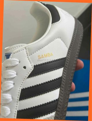 Adidas Samba Talla 39 Blancas y Negras