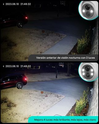 Cámara de vigilancia exterior con batería