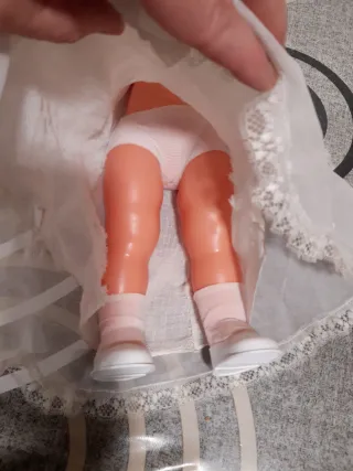 Muñeca antigua de comunión