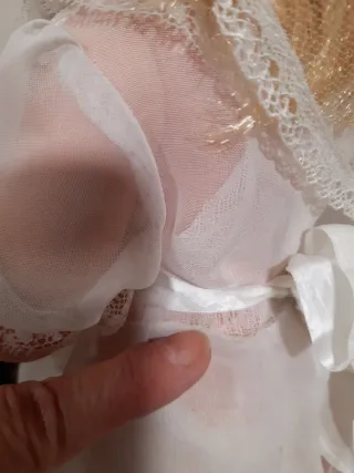 Muñeca antigua de comunión