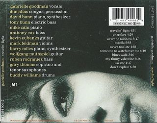 Gabrielle Goodman - Travelin' Light CD Jazz