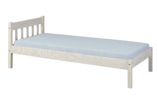 Cama individual madera color natural 90cm