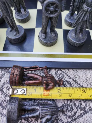 Juego de ajedrez de metal