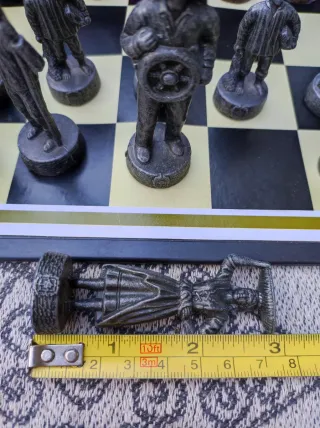 Juego de ajedrez de metal