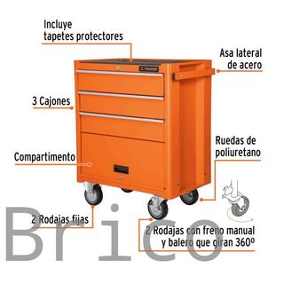 Carro Sin Herramientas 4 Cajones - Truper