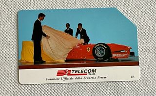 Scheda Telefono Italia Ferrari 1990 Michelin 1961