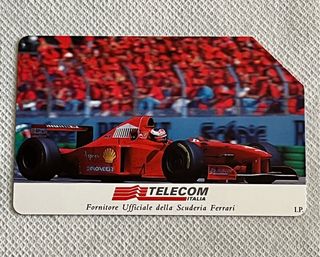 Scheda Telefono Italia Ferrari 1990 Michelin 1961