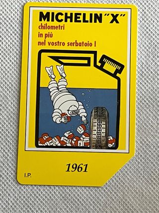 Scheda Telefono Italia Ferrari 1990 Michelin 1961