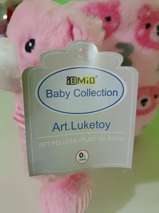 Peluche Orsetto con plaid bimba