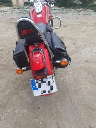 Moto Custom 125 KENROD Roja