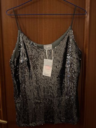 Top Lentejuelas Love Me Talla M Nuevo