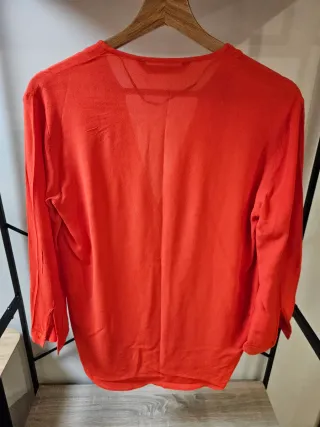 Blusa Zara Roja Talla S