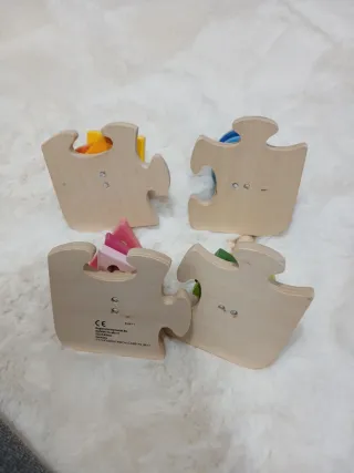 Juguete Hape madera formas apilable