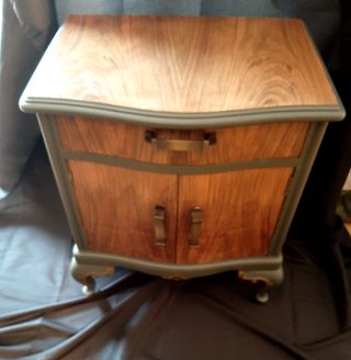 Mesilla vintage restaurada madera maciza