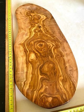 Tabla cortar madera de olivo artesanal