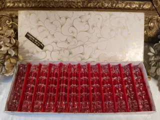 12 poggia coltelli in cristallo