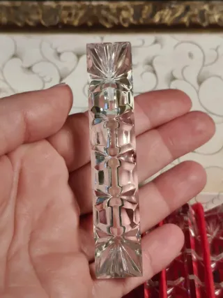 12 poggia coltelli in cristallo