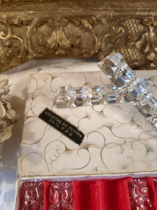 12 poggia coltelli in cristallo