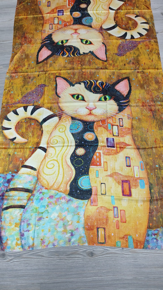 Stola Gatto Marjorie Sarnat in seta nuova